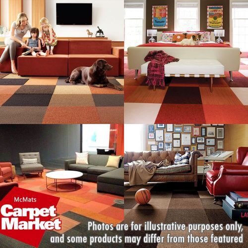 Warm Carpet Tiles Inspiration